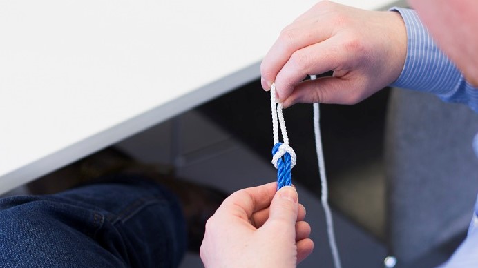 Sheet bend — the most useful knot